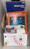 Vintage stamp Albums with Stamps and more