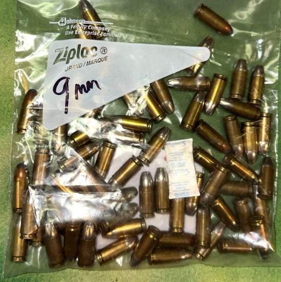 60 rounds of 9mm ammo