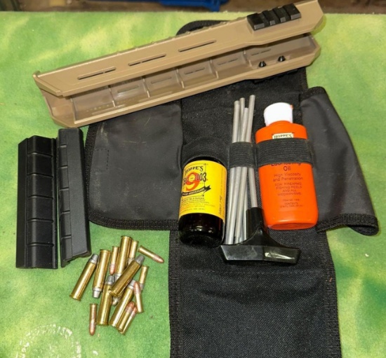 Misc AMMO, Gun Parts and Gun Cleaning Kit