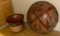 Old Peruvian Pots-one a shallow dish and the Other Nazca Drinking Vessel