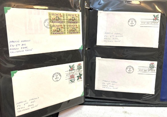 BIG Binder Full of First Day Covers From 1960's