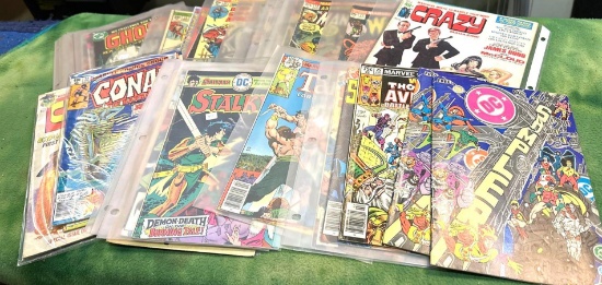 about 30 Vintage Comic books from 1980's