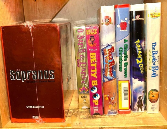 Group of NEW Sealed VHS Movies
