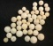 Vintage 15 & 20 MM Agate Ball Beads- Drilled for a necklace