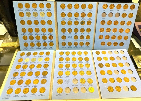 2 Folders of Lincoln Cents