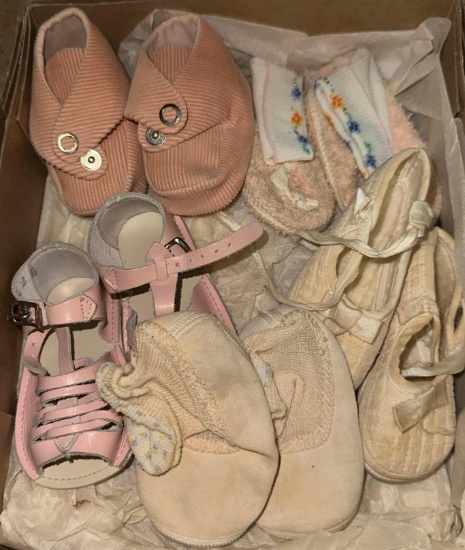 Vintage Baby Shoe Lot