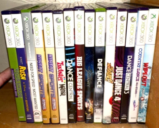 15- Xbox 360 Video Games