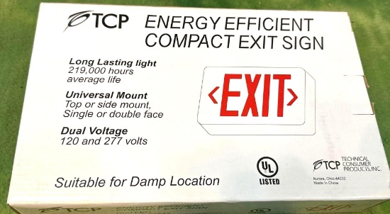 New Energy Efficient Compact Exit sign