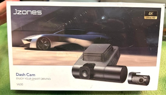 NEW Sealed in Box JZones V630 Dash Cam 4K
