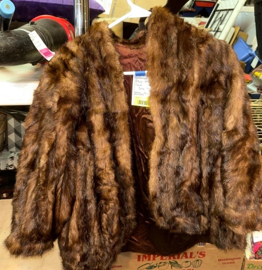 Vintage Heavy Mink Fur Coat