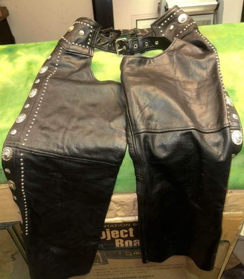 Unik Premium Leather Chaps size Large