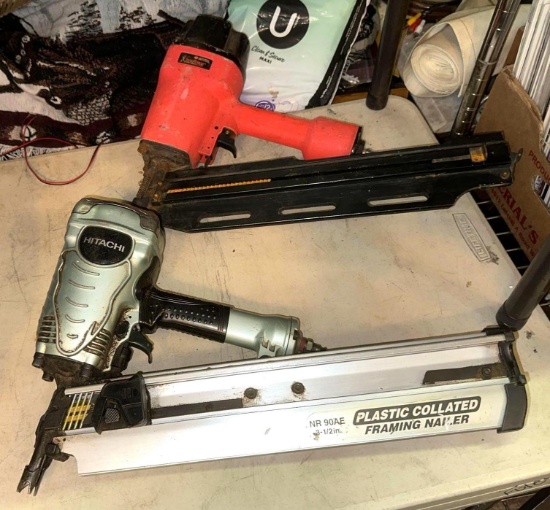 2 Pneumatic Framing Nailers