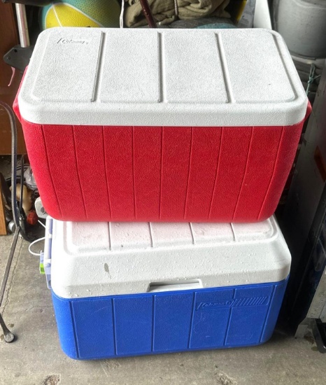 2 Coleman Coolers