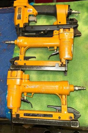 3 Stanley Bostitch Pneumatic staplers