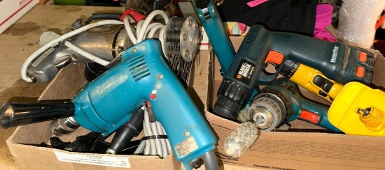 2 Boxes of Power Tools