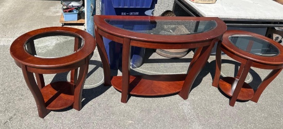 Sofa Table and 2 End tables