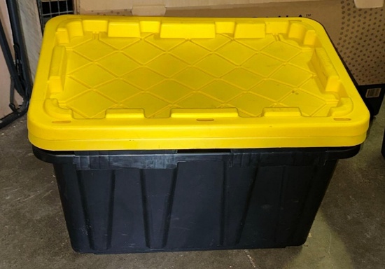 Pair of Matching Storage Bins with Lids