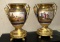 Pair of Vintage Stunning Porcelain Vases with Gold gilt Details- 12