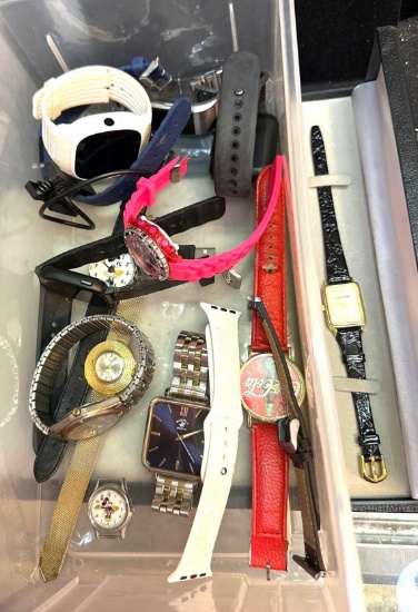 All Watches Modern and Collectibles- Mickey, Coke, Smart Watches etc