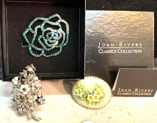 3 Beautiful Broches