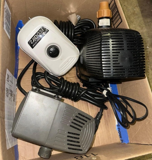 2 Aqua Tarm/Pond Water Pumps with Supply- Tested working