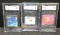 3 Graded Pokemon Action Flipz Series 1 (1999-2000)