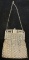 1915 Made in France Evening Bag with Rhinestones- Signed France