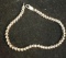 Pretty Sterling Silver Bracelet w/White gemstones