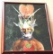 Framed Warrior Painting 25