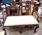 Vintage Chippendale Style Bench/Loveseat with Pretty Wood Carvings 43