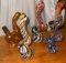 5 Blown Glass Tobacco Pipes- Cool