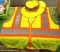 Zip up Safety Vest and Booney Hat size large