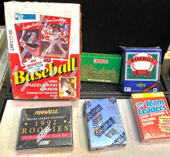 Baseball & Basketball from 80's and 90's- 5 of 6 are Sealed Boxes