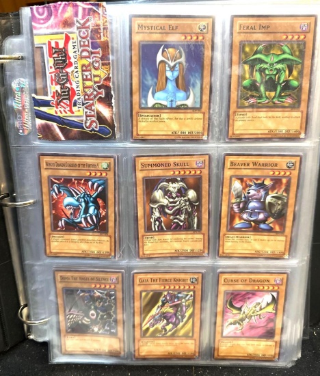 Binder of VTG Yu-Gi-Oh trading Cards- First Edition