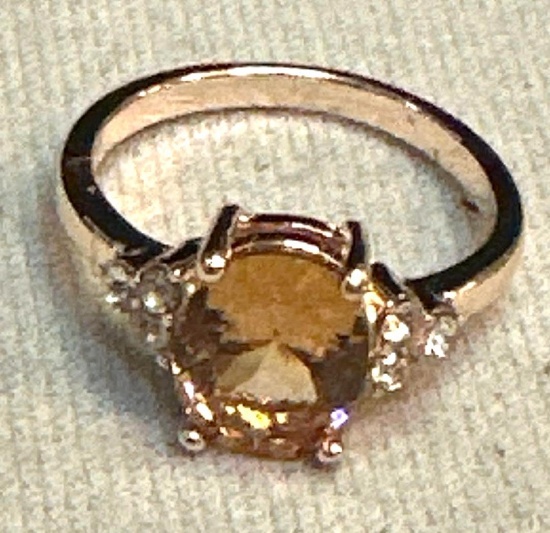 Beautiful Citrine Ring size 7