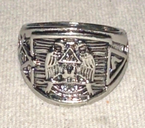 Men's Freemason Ring size 13