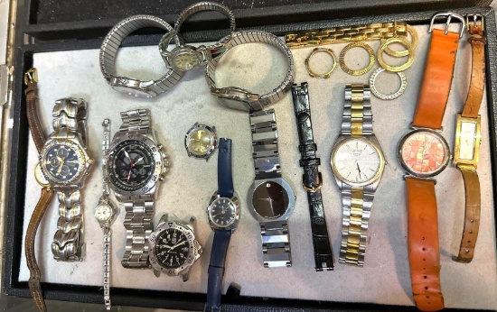 Group of Designer Watches- Some are Vintage