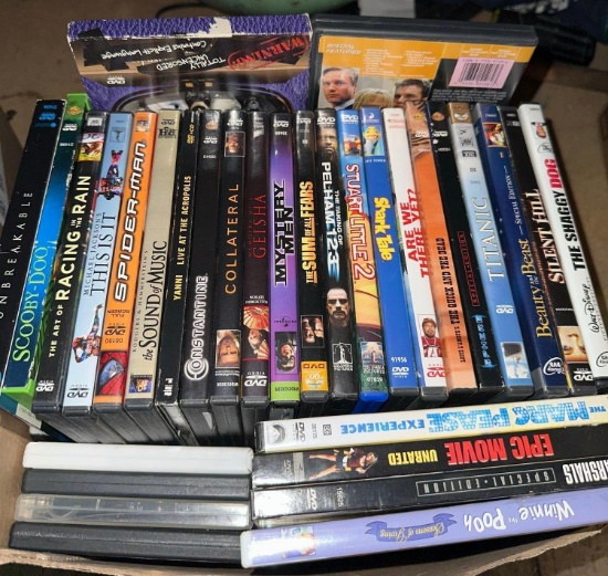 60+ DVD's
