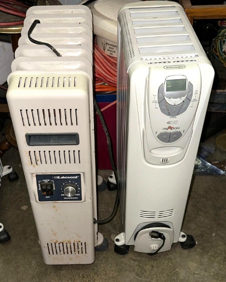 2 Oil Radiant Space Heaters- work Great!