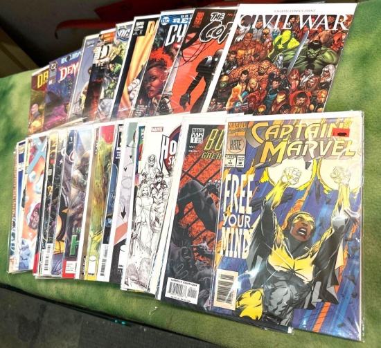 30 Comic Books- All #1 Issue