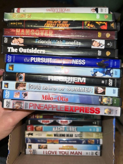 60+ DVD's