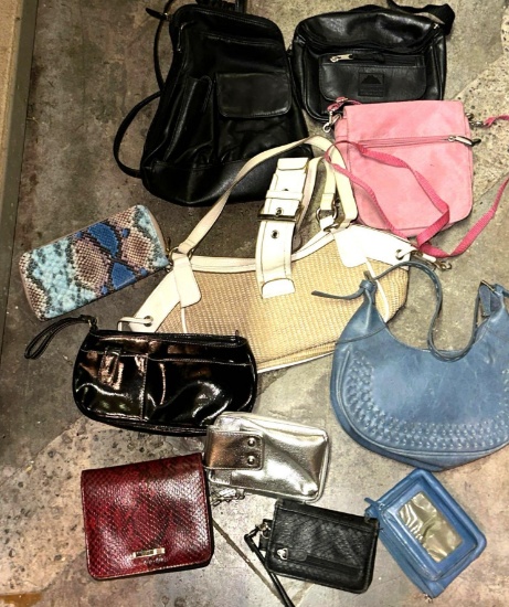 Lot of Purses and Wallets