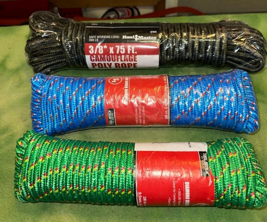 3 New Packages of Rope
