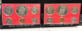 2 United States Proof Coin Sets 1977