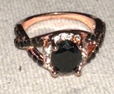 Beautiful Rose Obsidian Women's Ring size 7
