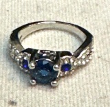 Wonderful Women's sapphire ring size 7