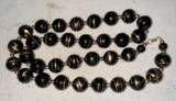 Mid Century Hand painted Necklace