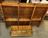 2 Wood Hanging Office Organizers 30