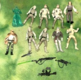 Group of 1990's Star Wars Action figures and accessories