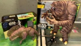 1997 Kenner Star Wars Dewback and 1998 Rancor & Luke Skywalker